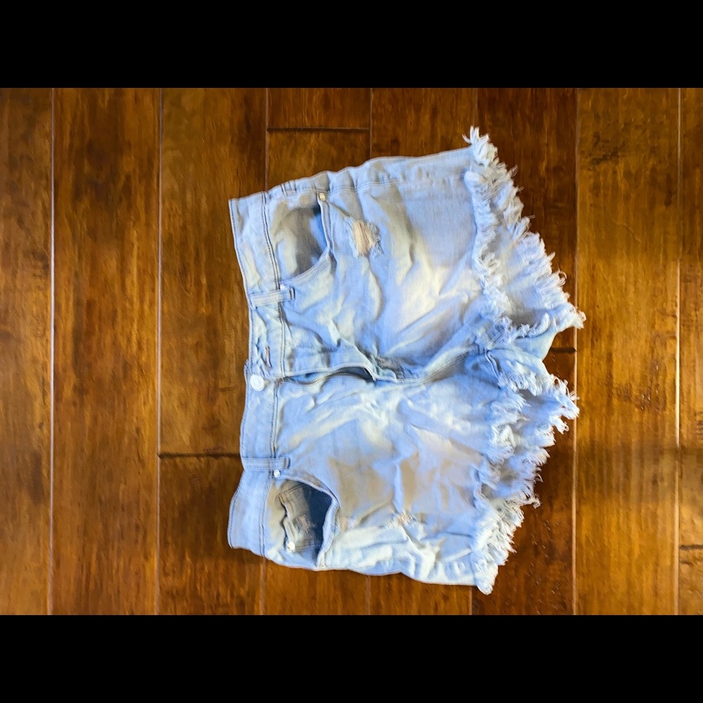 Light Wash Shorts